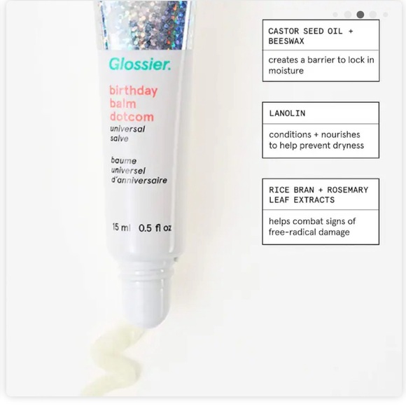 *🆕📦*NEW* GLOSSIER | 2️⃣FULL| Fruit duo Balm Dotcom - Mango & Wild Fig - Picture 14 of 16